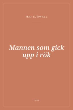 Portada de Mannen som gick upp i rök