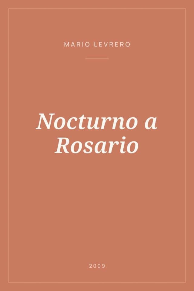 Portada de Nocturno a Rosario
