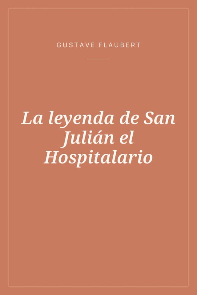 Portada de La leyenda de San Julián el Hospitalario