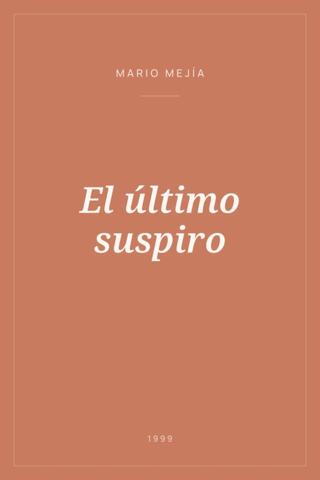 Portada de El último suspiro