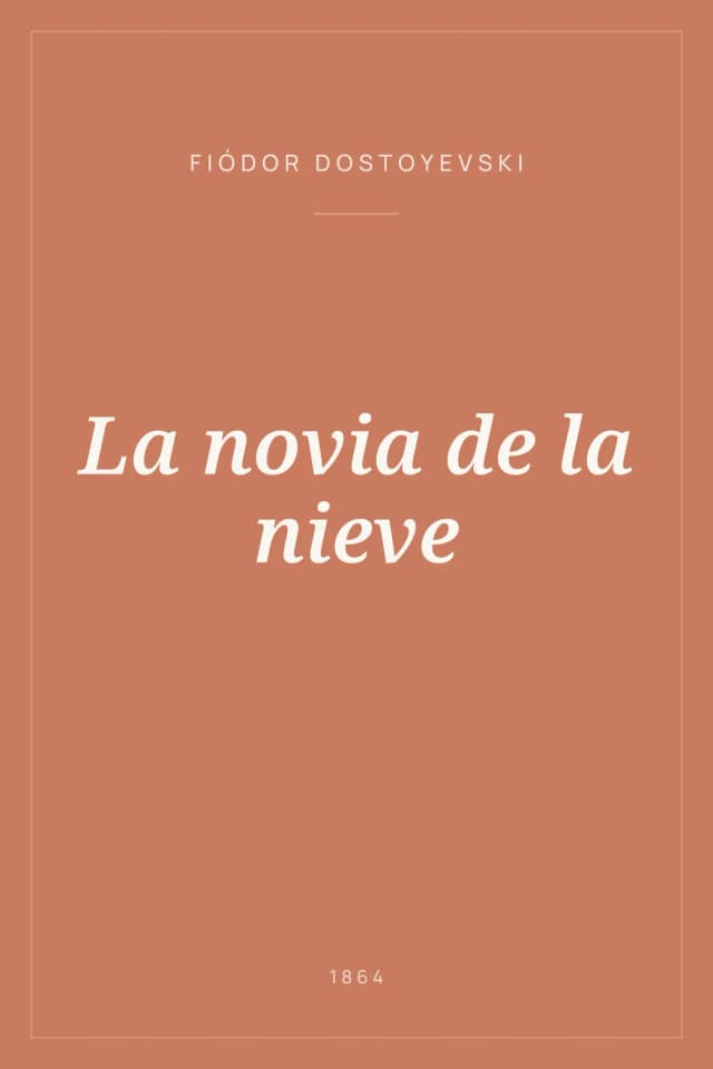 Portada de La novia de la nieve