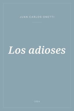 Portada de Los adioses