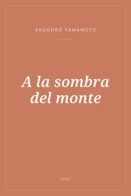 Portada de A la sombra del monte