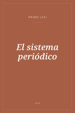 Portada de El sistema periódico