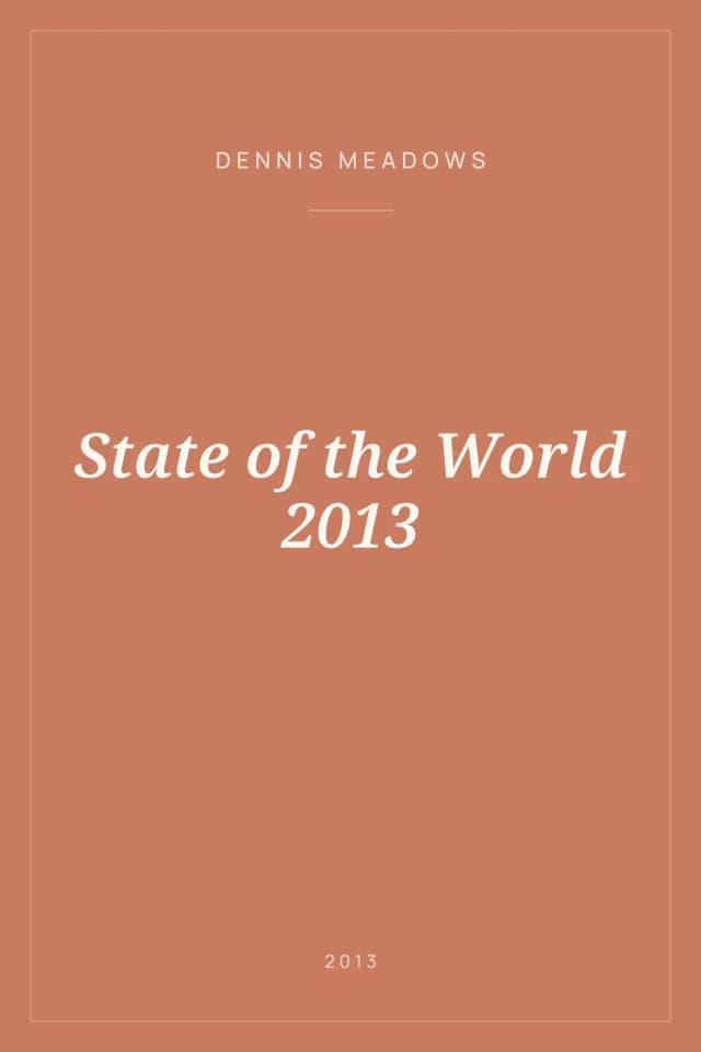 Portada de State of the World 2013