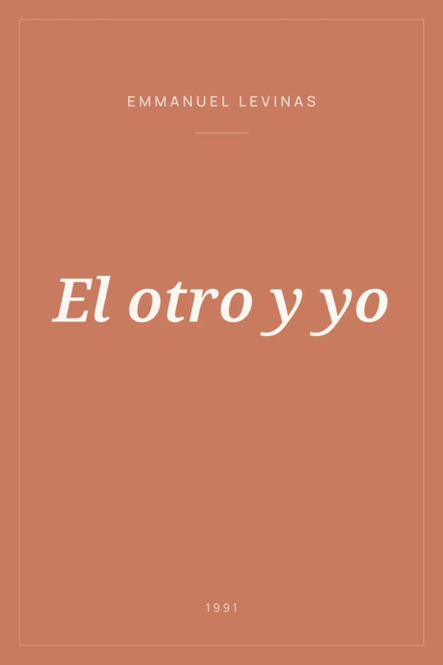 Portada de El otro y yo