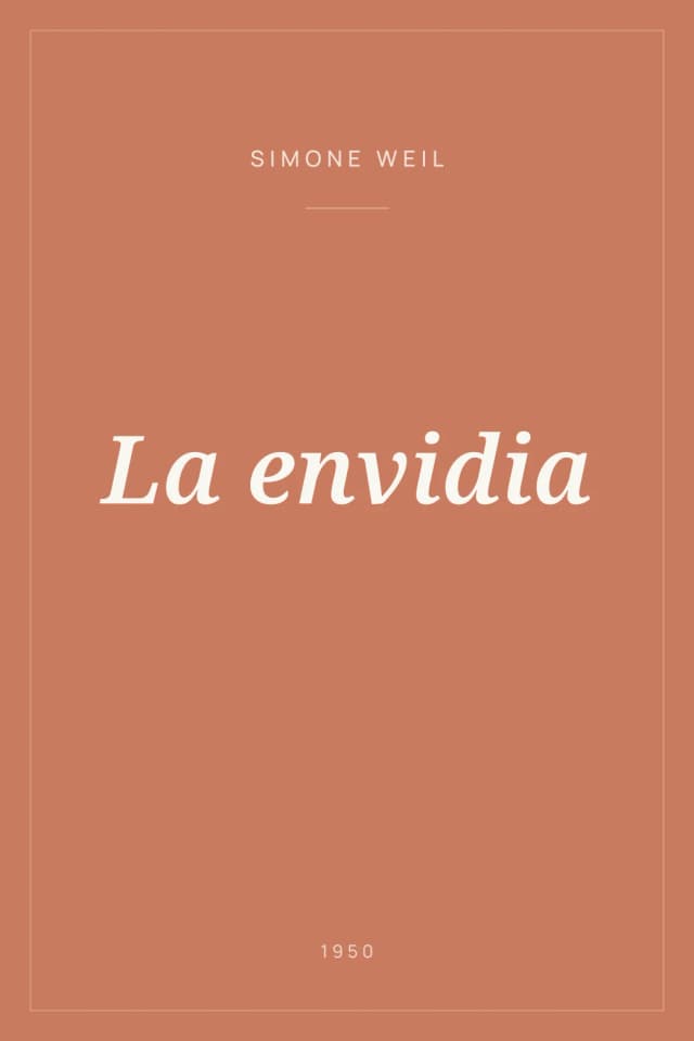 Portada de La envidia