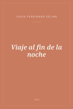 Portada de Viaje al fin de la noche
