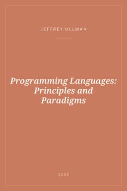 Portada de Programming Languages: Principles and Paradigms