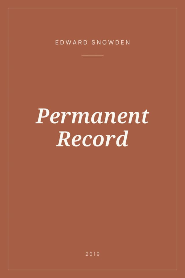 Portada de Permanent Record