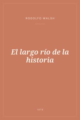 Portada de El largo río de la historia
