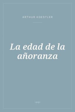 Portada de La edad de la añoranza