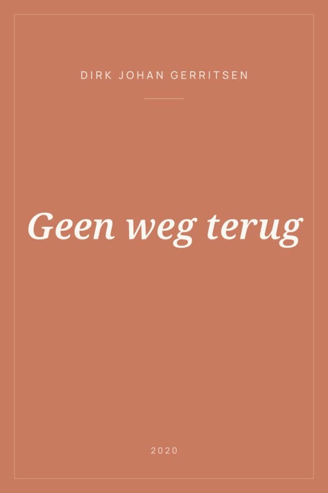Portada de Geen weg terug