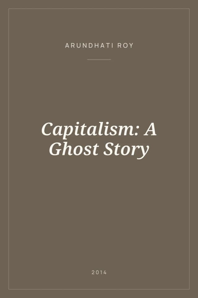 Portada de Capitalism: A Ghost Story
