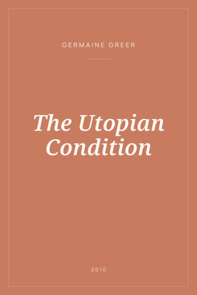 Portada de The Utopian Condition