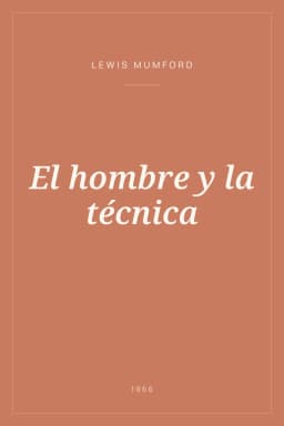 Portada de El hombre y la técnica