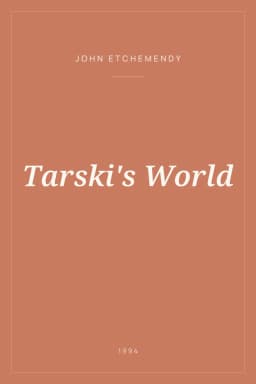 Portada de Tarski's World