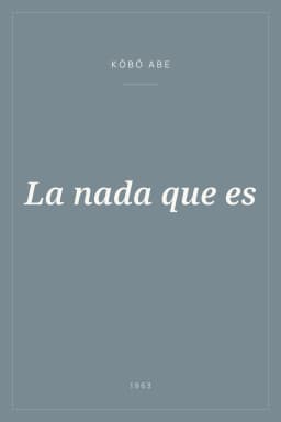 Portada de La nada que es