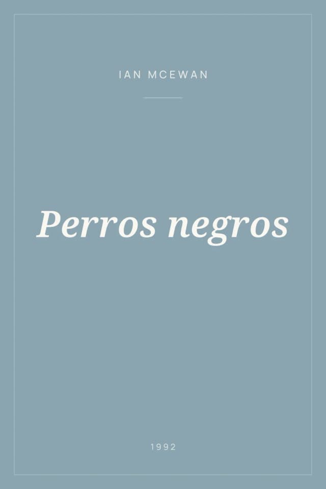 Portada de Perros negros