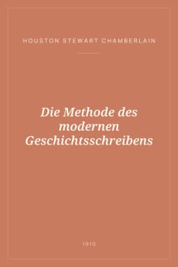 Portada de Die Methode des modernen Geschichtsschreibens