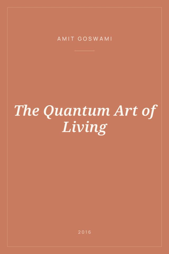 Portada de The Quantum Art of Living