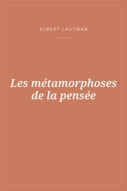 Portada de Les métamorphoses de la pensée