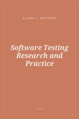 Portada de Software Testing Research and Practice