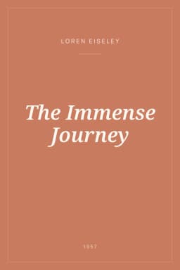 Portada de The Immense Journey