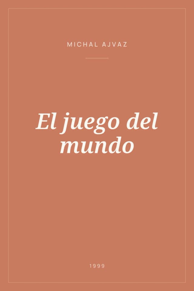 Portada de El juego del mundo