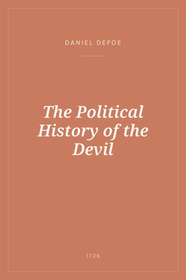 Portada de The Political History of the Devil