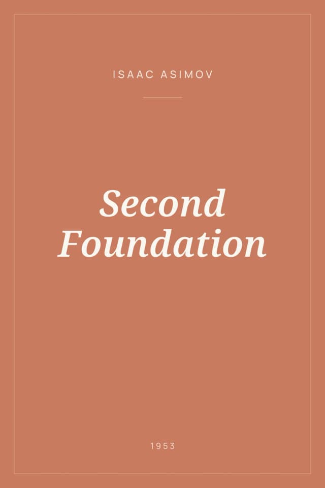 Portada de Second Foundation