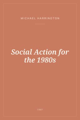 Portada de Social Action for the 1980s