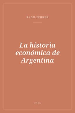 Portada de La historia económica de Argentina
