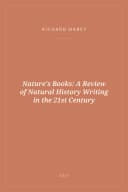 Portada de Nature's Books: A Review of Natural History Writing in the 21st Century