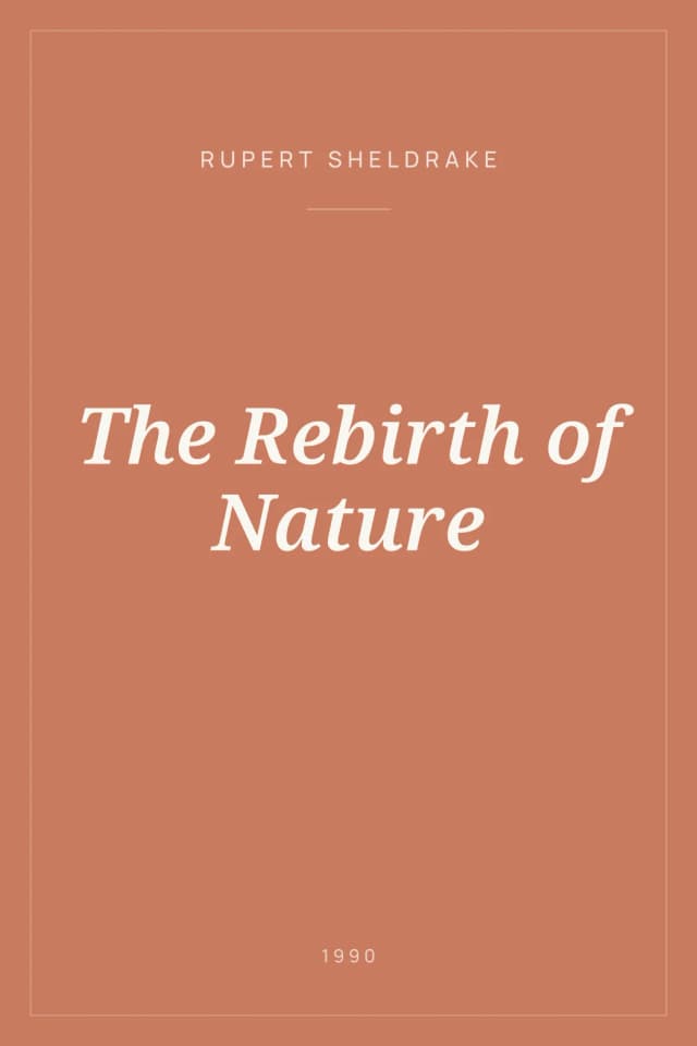 Portada de The Rebirth of Nature