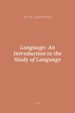 Portada de Language: An Introduction to the Study of Language