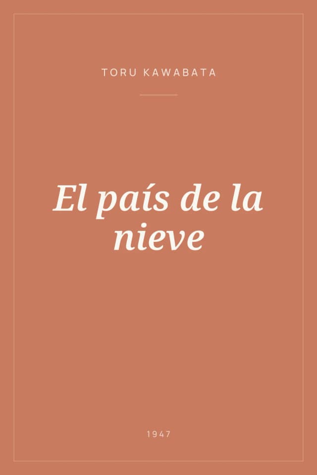 Portada de El país de la nieve