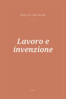 Portada de Lavoro e invenzione