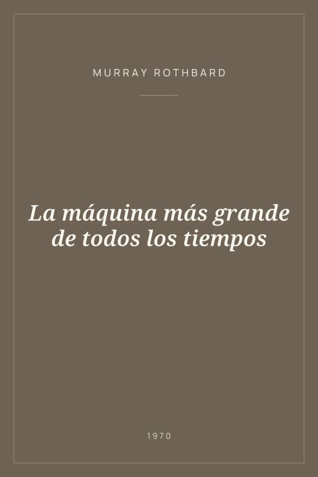 Portada de La máquina más grande de todos los tiempos