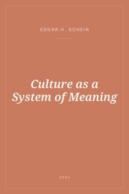 Portada de Culture as a System of Meaning