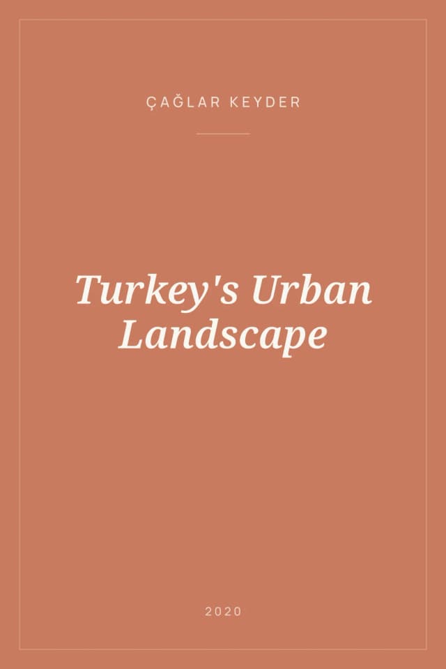Portada de Turkey's Urban Landscape