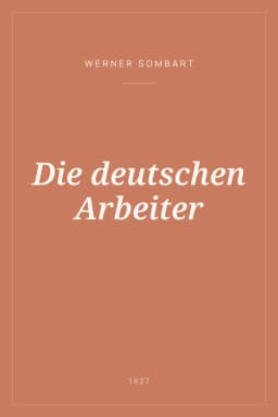 Portada de Die deutschen Arbeiter