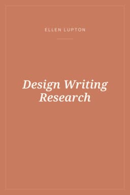 Portada de Design Writing Research