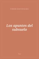 Portada de Los apuntes del subsuelo