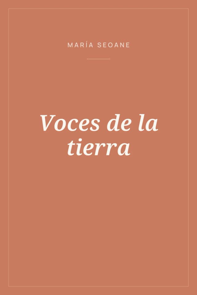 Portada de Voces de la tierra