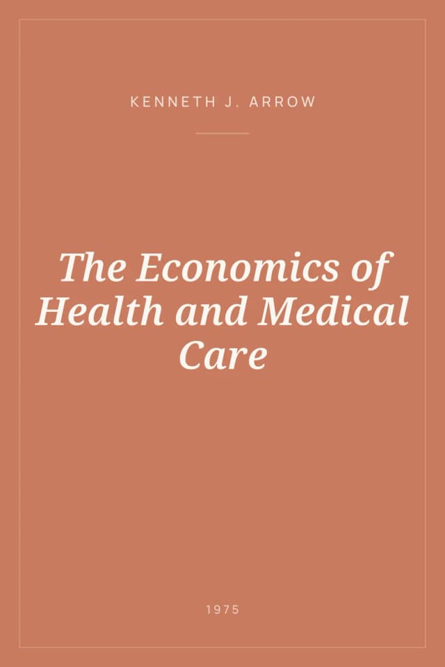Portada de The Economics of Health and Medical Care