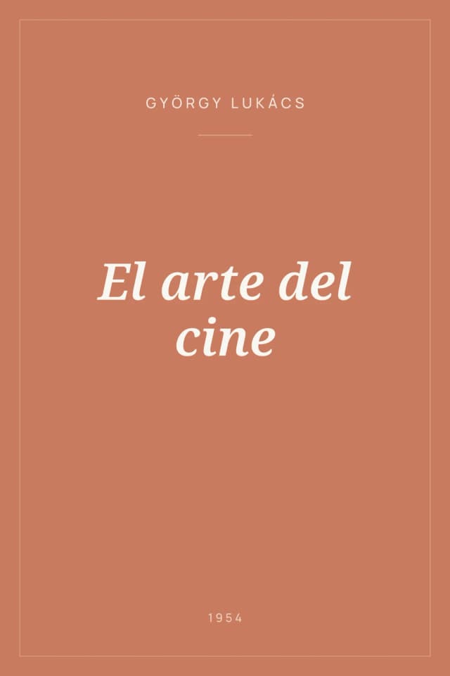 Portada de El arte del cine