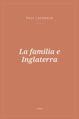 Portada de La familia e Inglaterra