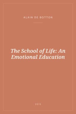 Portada de The School of Life: An Emotional Education