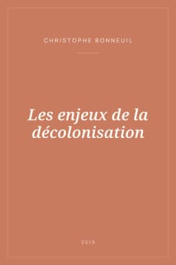 Portada de Les enjeux de la décolonisation